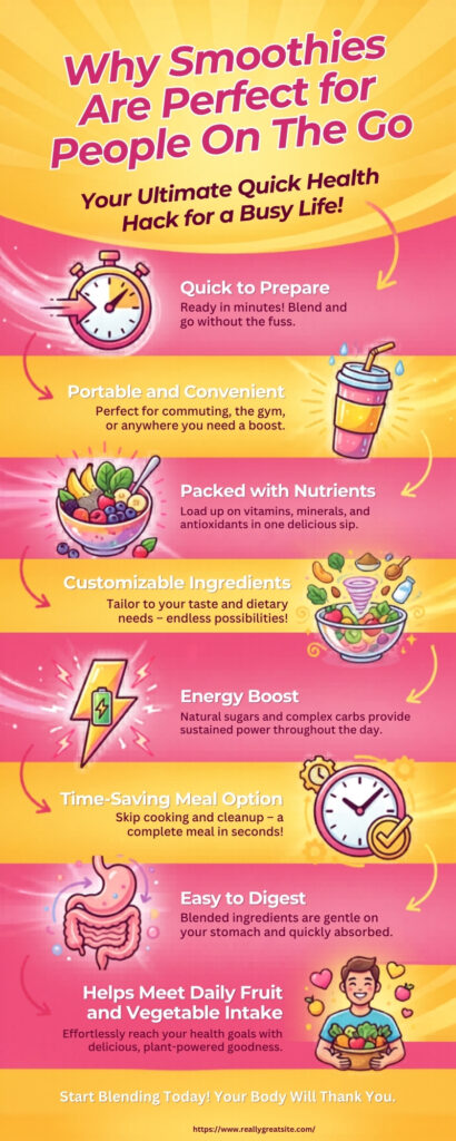 vibrant smoothie benefits infographic